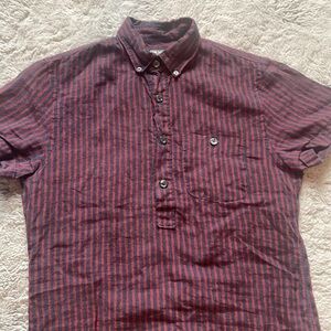 Linen XS stripes button down